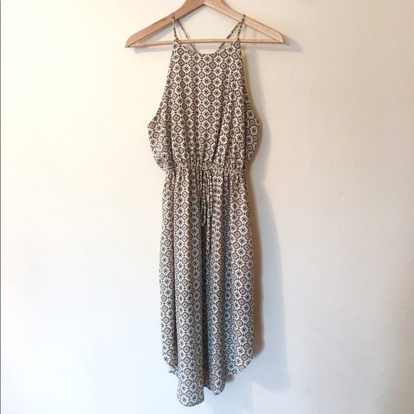 Soprano Pale Yellow Boho Midi Summer Dress - Picture 2 of 10